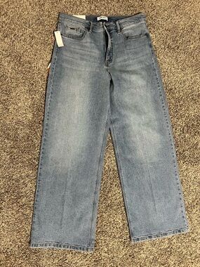Nine West Light Blue Wide Leg Jeans